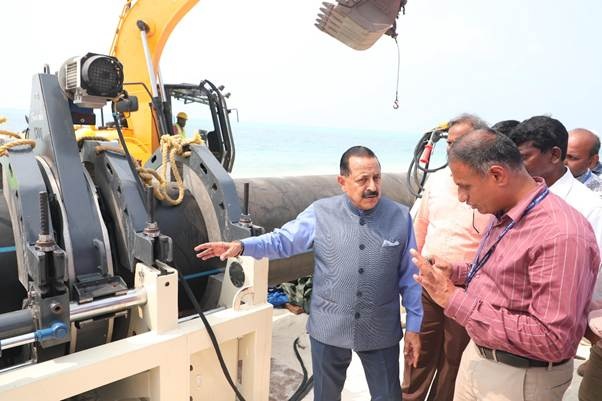 Dr. Jitendra Singh Reviews LTTD Desalination Plant in Lakshadweep, Highlights Ocean Technology for Water Security
